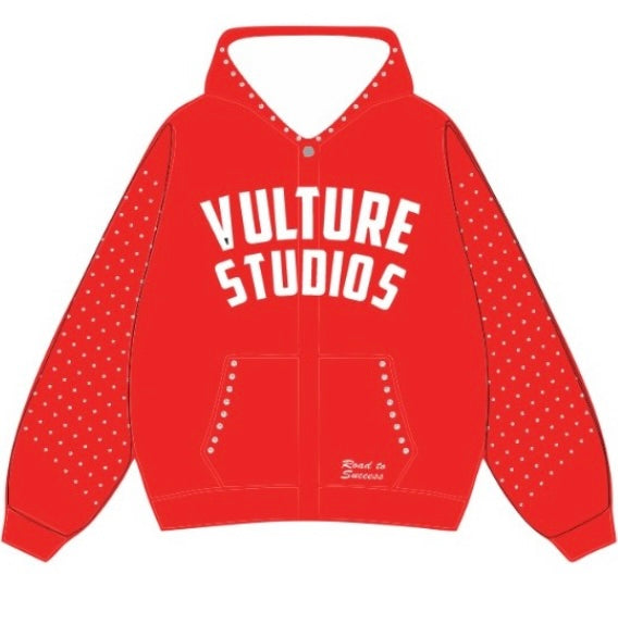 Vulture Studios Rhinestone Hoodie
