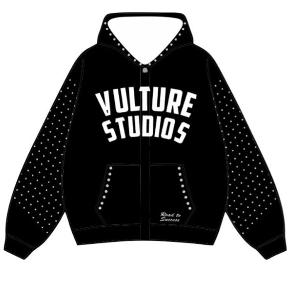 Vulture Studios Rhinestone Hoodie